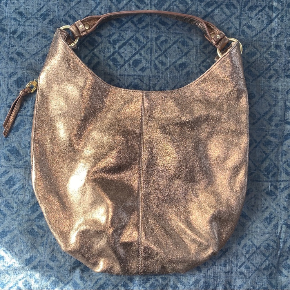 Genuine HOBO Copper Gold Shoulder Bag Purse Bag